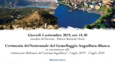 Grande festa per i venti anni del gemellaggio Anguillara e Blanca!